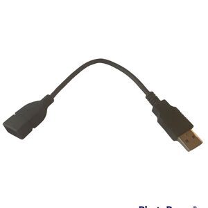 USB Adapter AWM 28AWG/1P AWG/2C 2.0 FT1 80 C 30V LF KLC Black 8"
